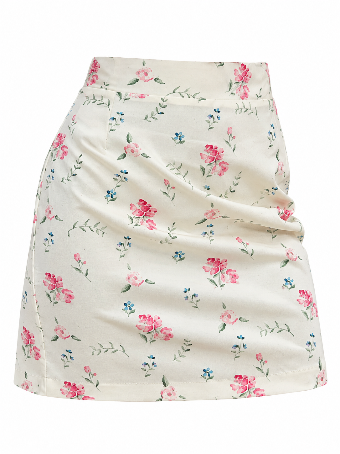 Women's Floral Two Piece Blazer & Skirt Set