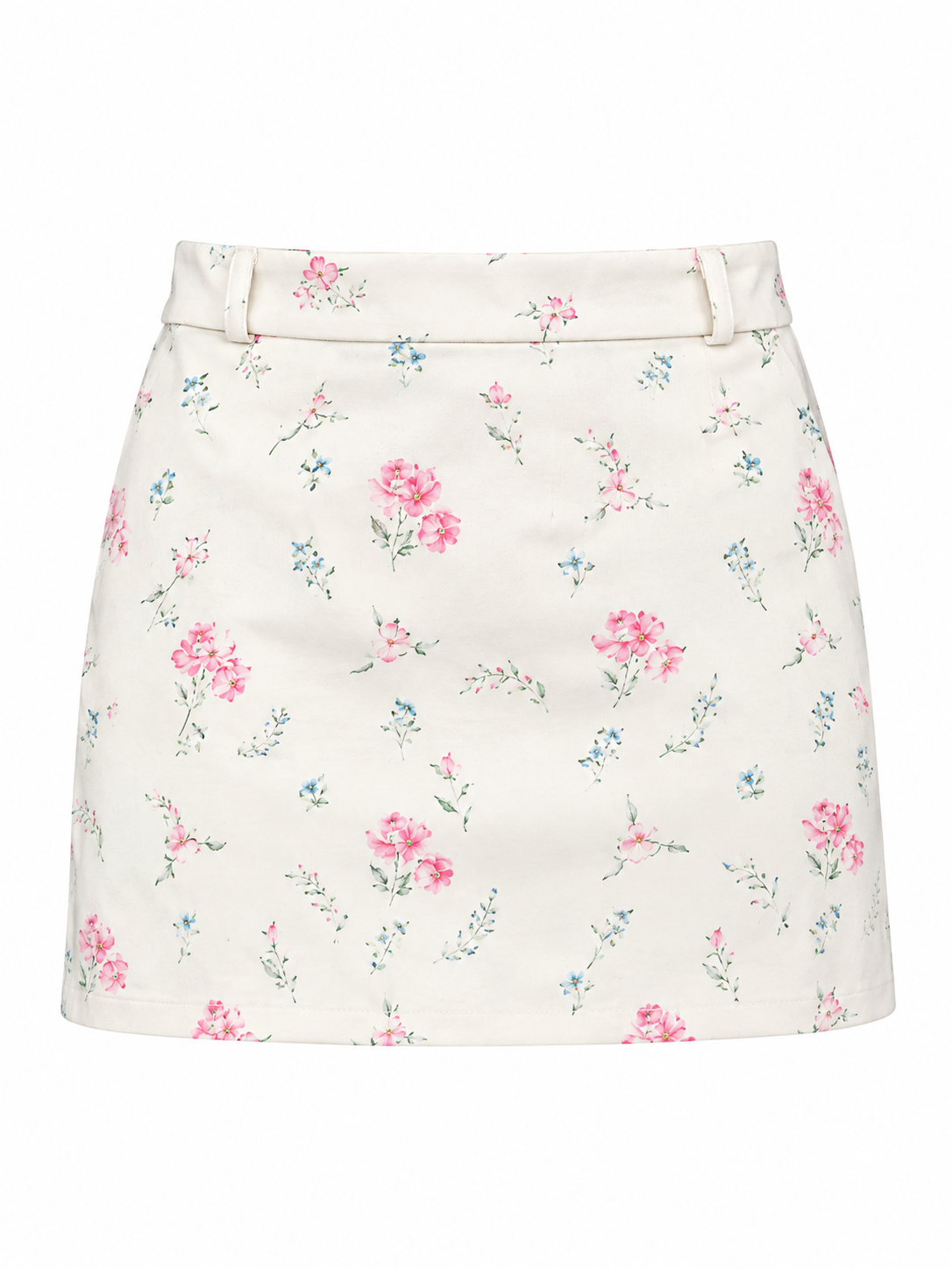 Women's Floral Two Piece Blazer & Skirt Set
